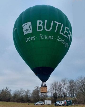 Butlers hot air balloon